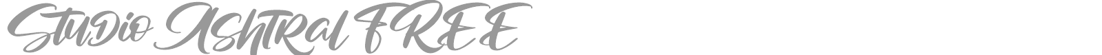 Studio Ashtral font preview
